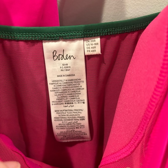 Boden Kefalonia Halterneck Color-block Swimsuit - Picture 4 of 7